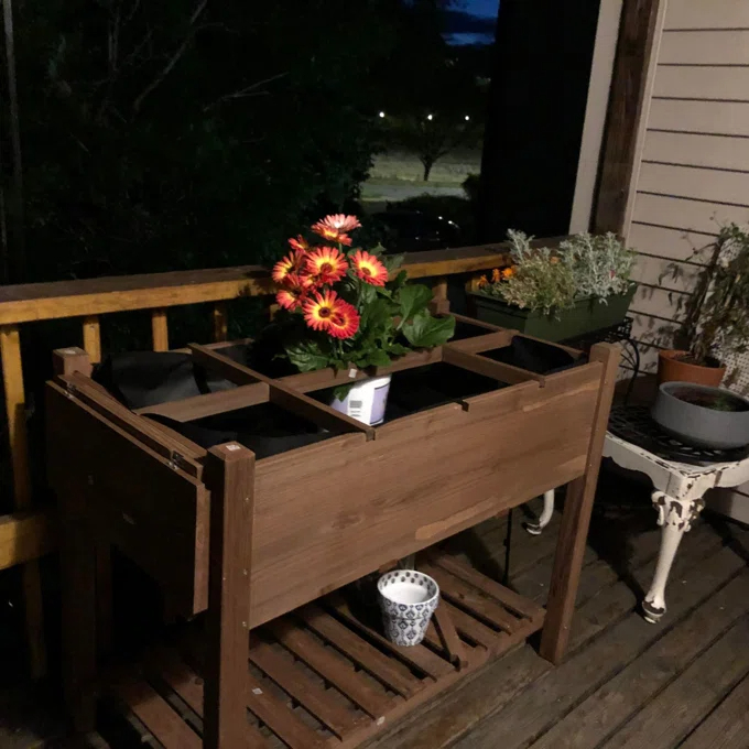 Fraser-James Wood Elevated Planter