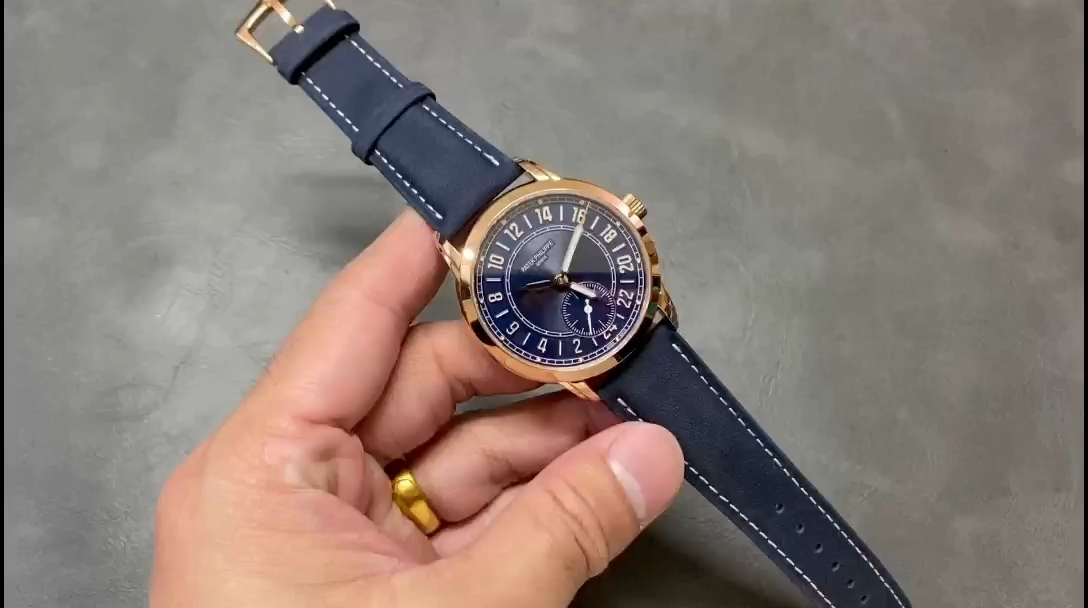 【Super Clone】Patek Philippe Complications Rose Gold Blue 5224R 001 42mm Replica