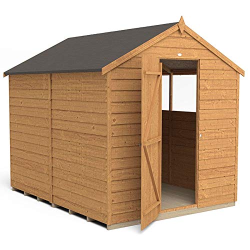 Mercia Wooden 8x6 ft Overlap Garden Shed