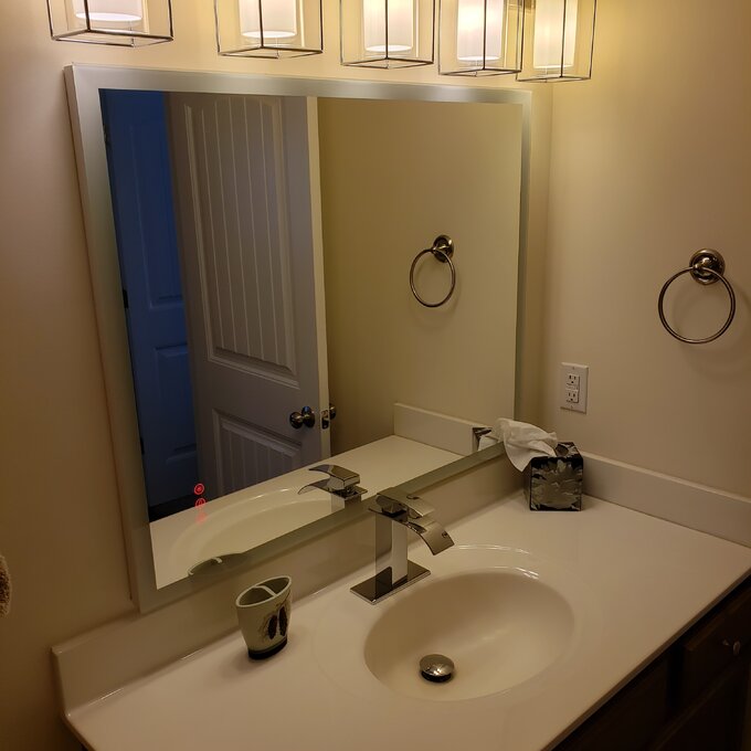 Bronson Rectangle LED Wall Mirror