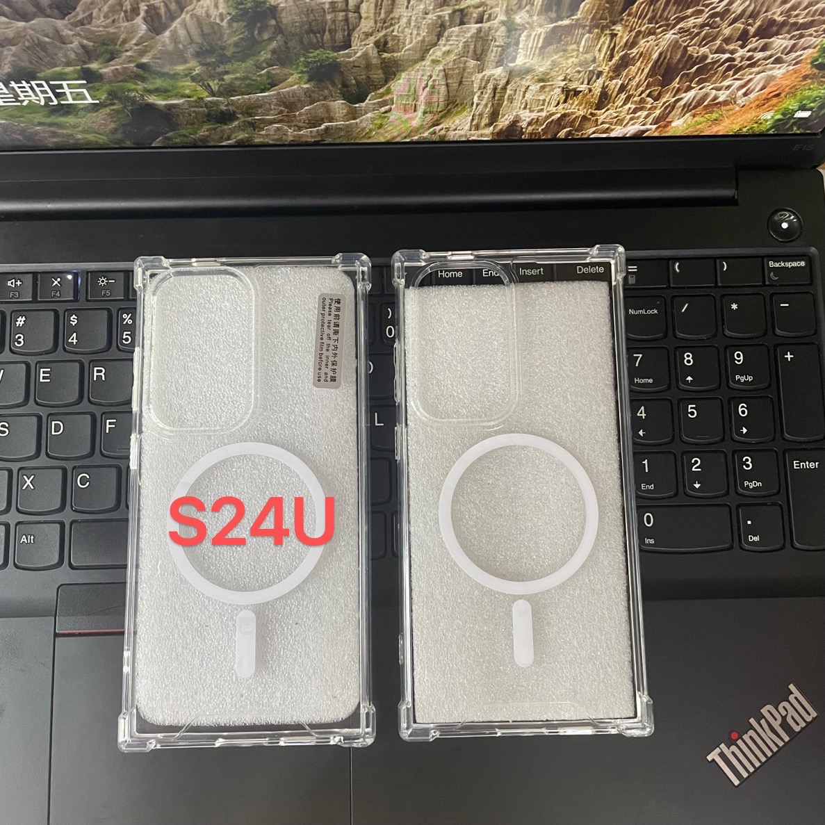 Galaxy S25 Ultra Protective Case MagSafe - back view