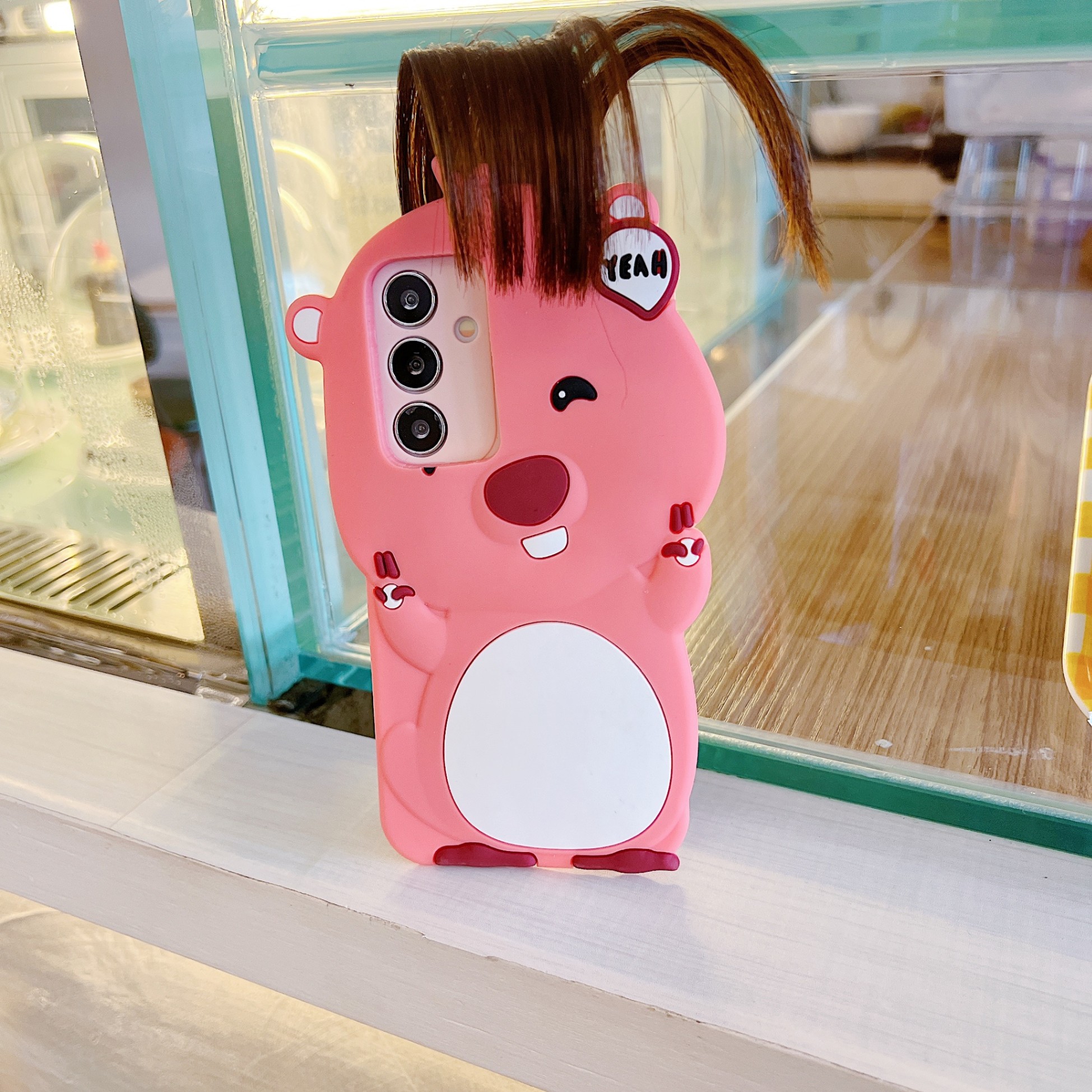 Galaxy S24 Ultra Protective Case Silicone - back view