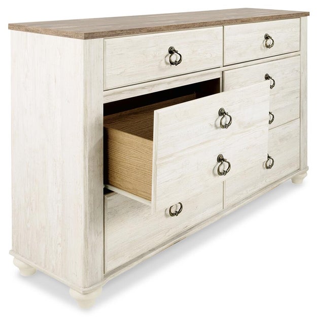 Willowton / Nanforth 6 Drawer Dresser