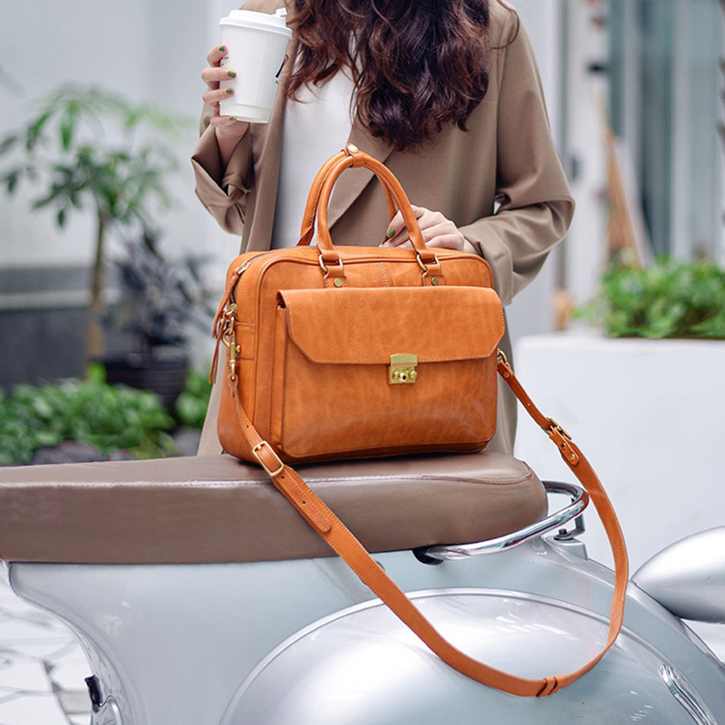 Vintage Leather Briefcase