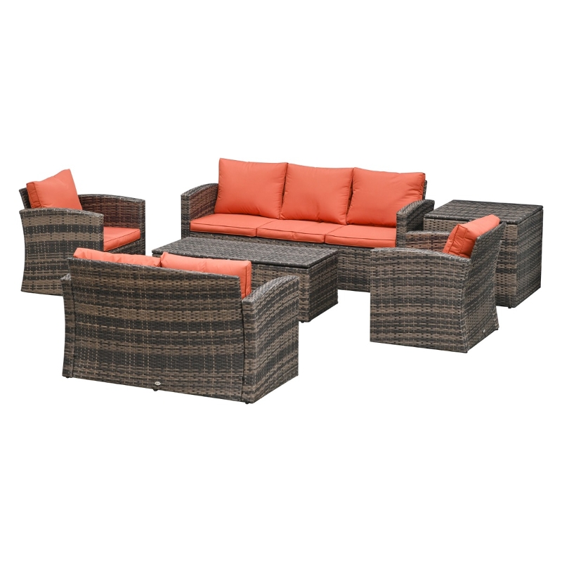 6 PCS Patio Furniture Sets
