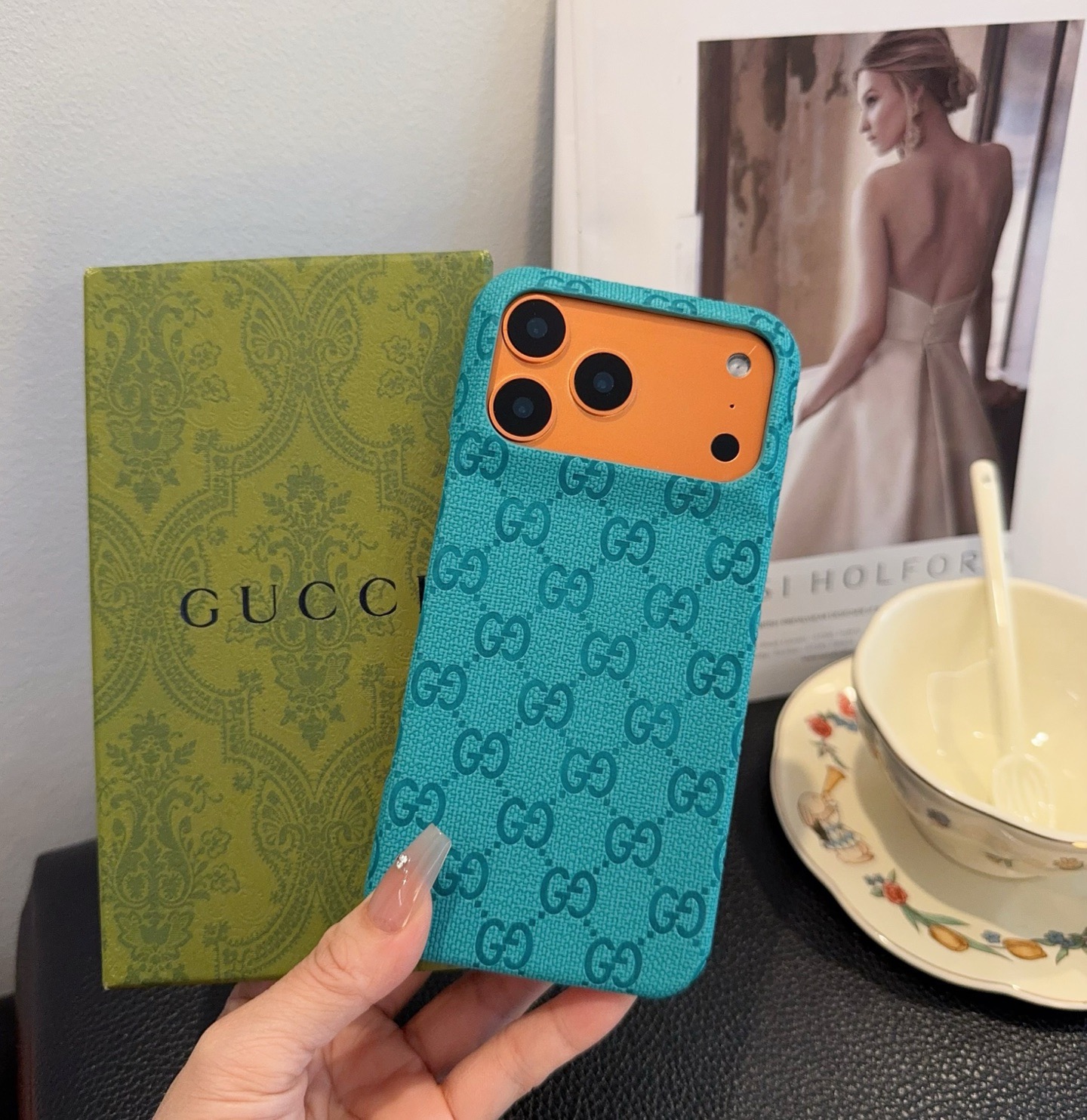 Gucci Starry Series GG Embossed iPhone Case