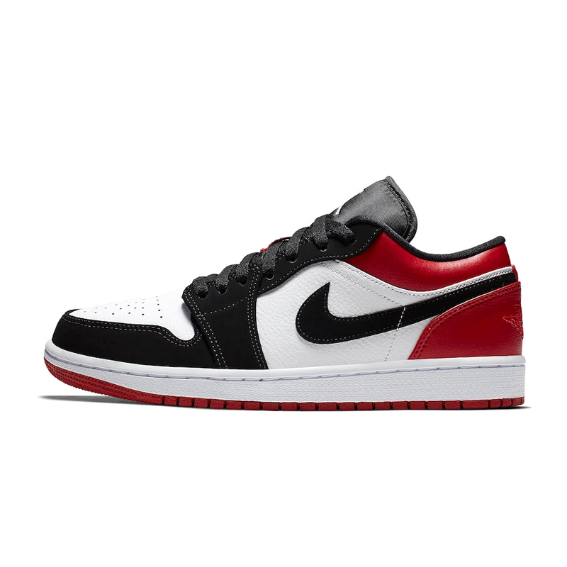 Nike Air Jordan 1 Low Black Toe Suede For Men