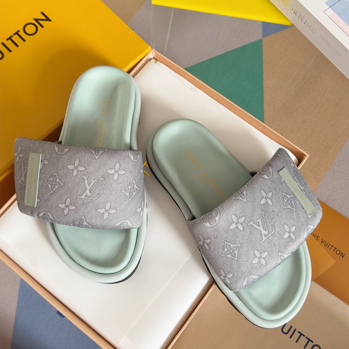 LV Pool Pillow Comfort Mule Slide Sandals