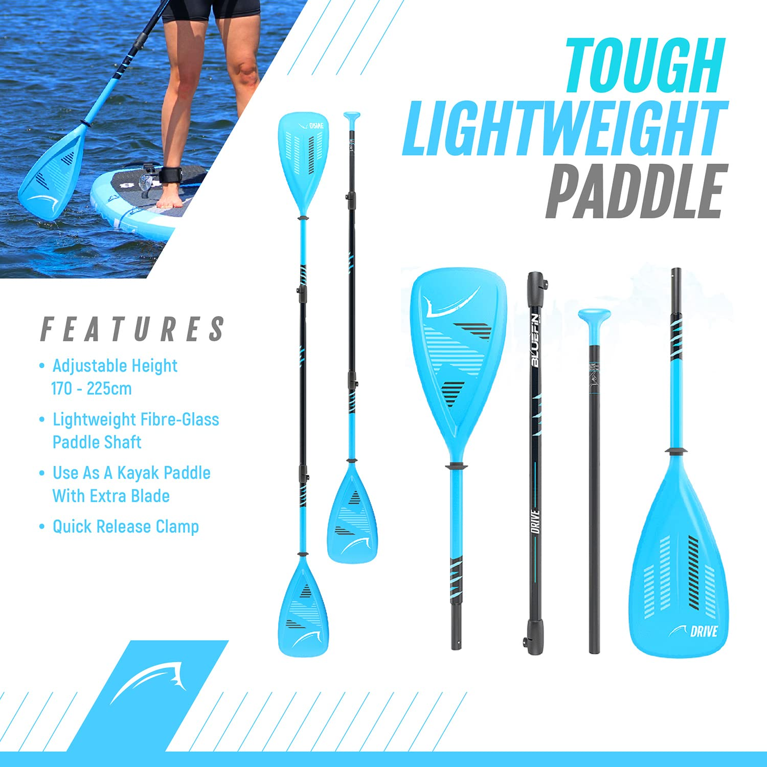 Inflatable Stand Up Paddle Board Kayak Conversion Kit 10'8