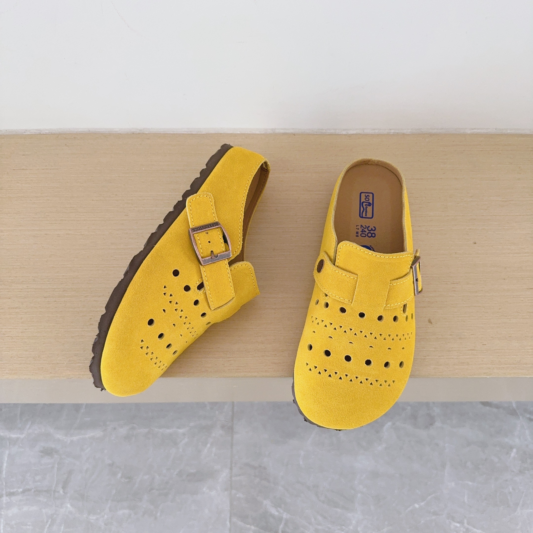 Cutout Birken-Style Clogs