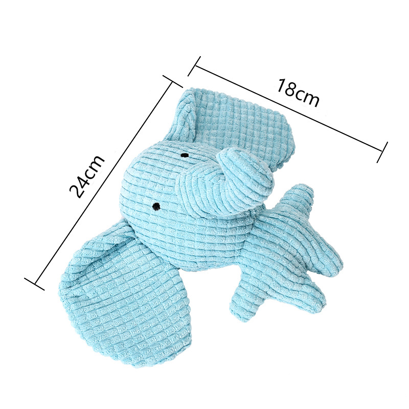 Dog toy plush sleeping duck, sound-making puppy toy, durable chew toy for dogs, little yellow duck pet toy