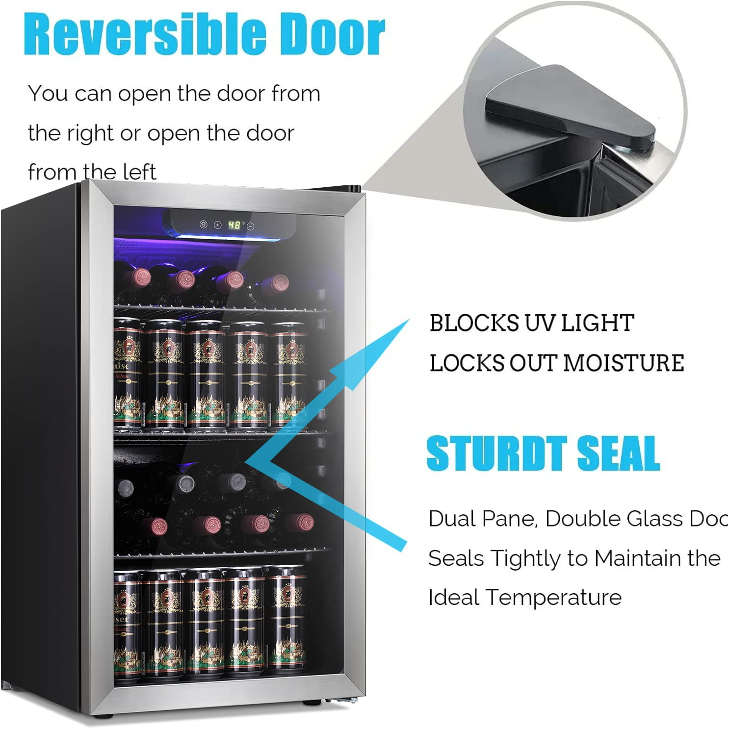 Antarctic Star 26 Bottle Wine Cooler/Cabinet Beverage
