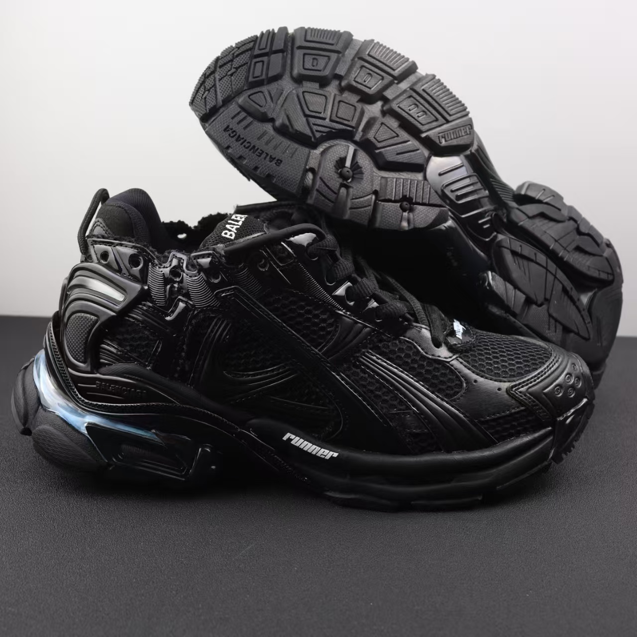 In Stock Balenciaga Runner Led Sneaker Black