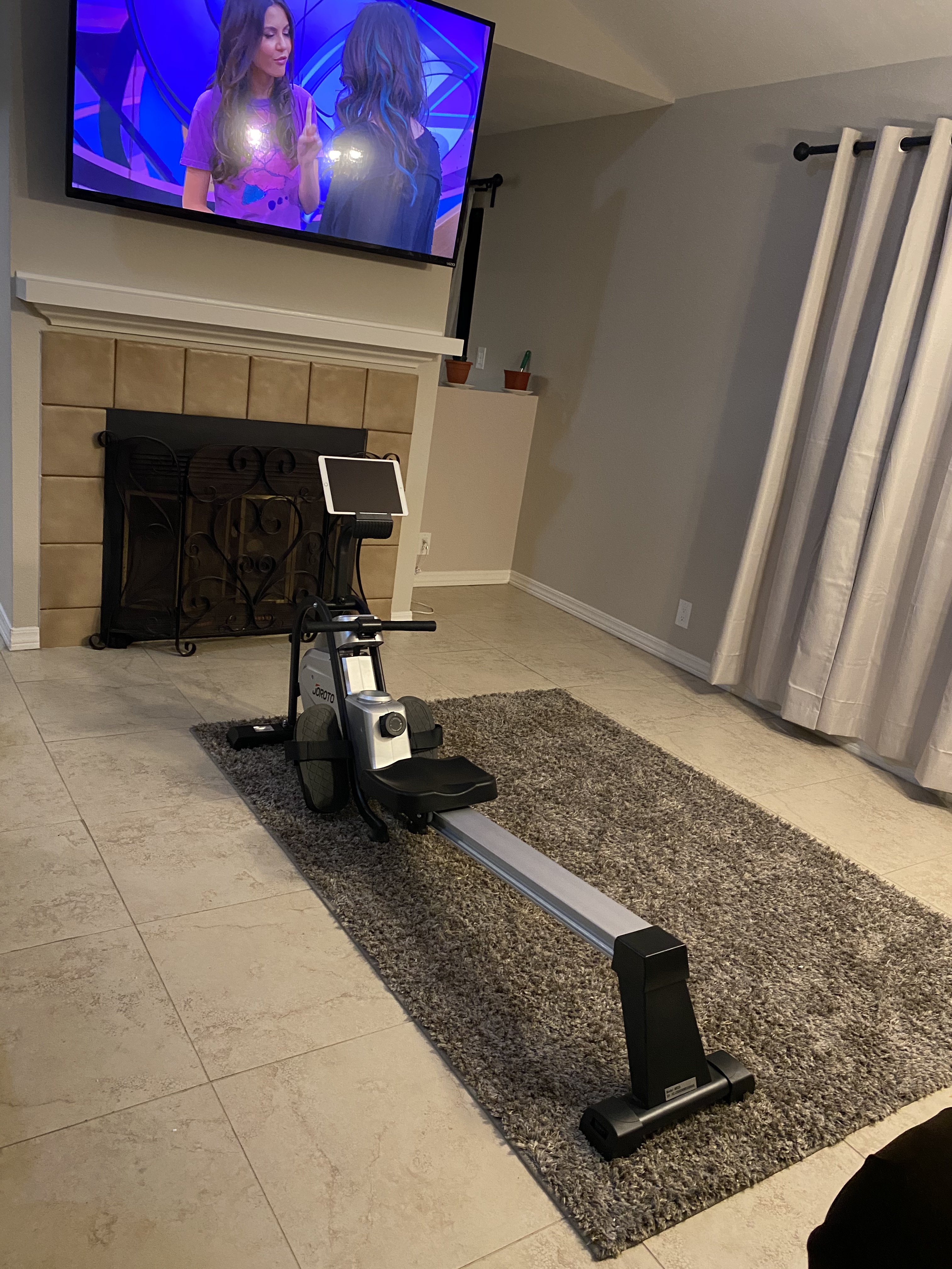 Magnetic Rower Rowing Machine with LCD Display 300LB Weight