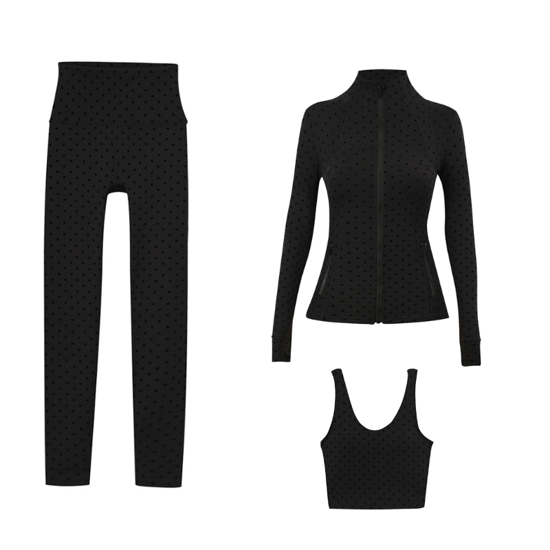 lululemon polka dot three-piece set