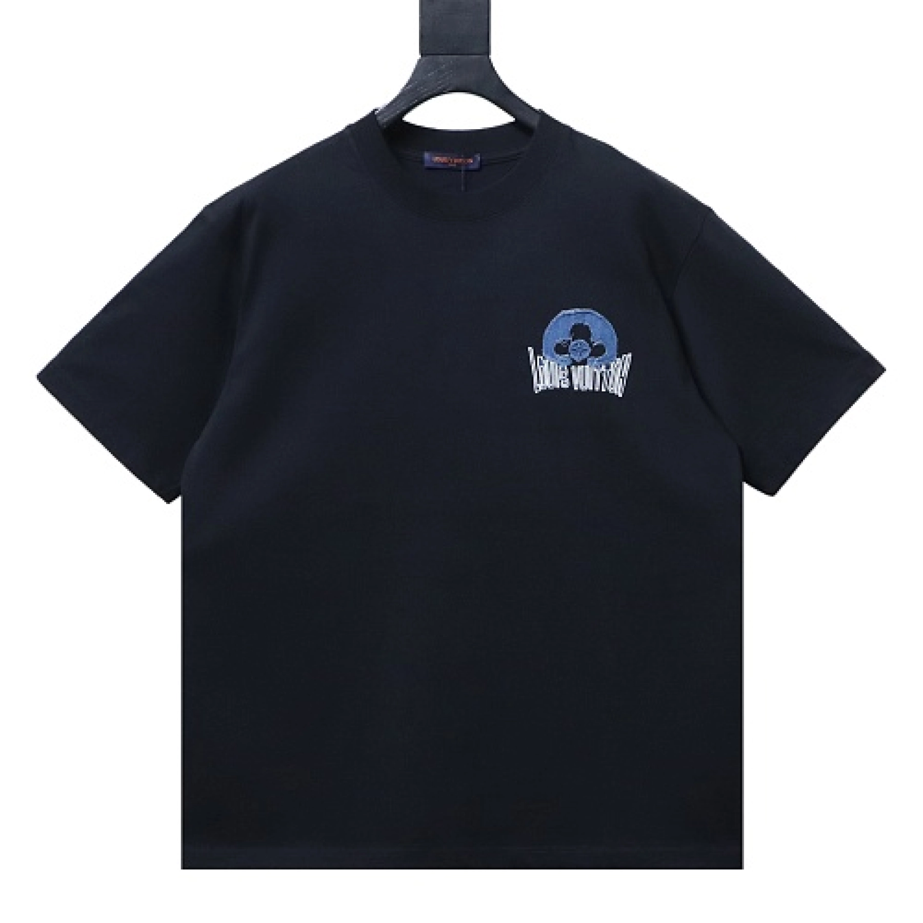 Louis Vuitton Denim Signature T-Shirt Black