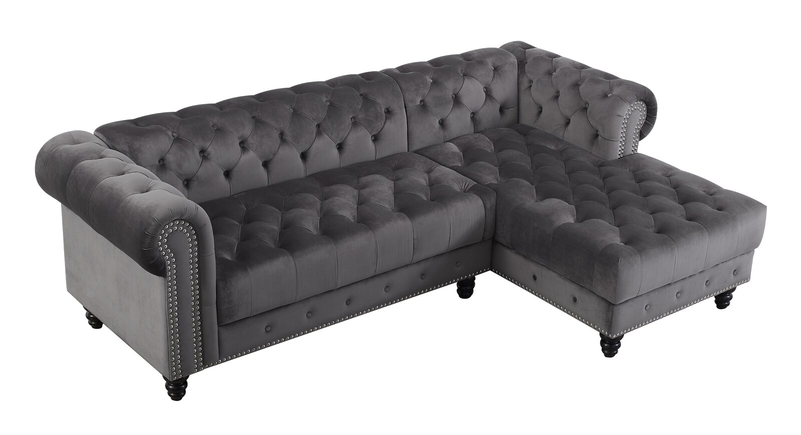 Lora 2 - Piece Upholstered Chaise Sectional