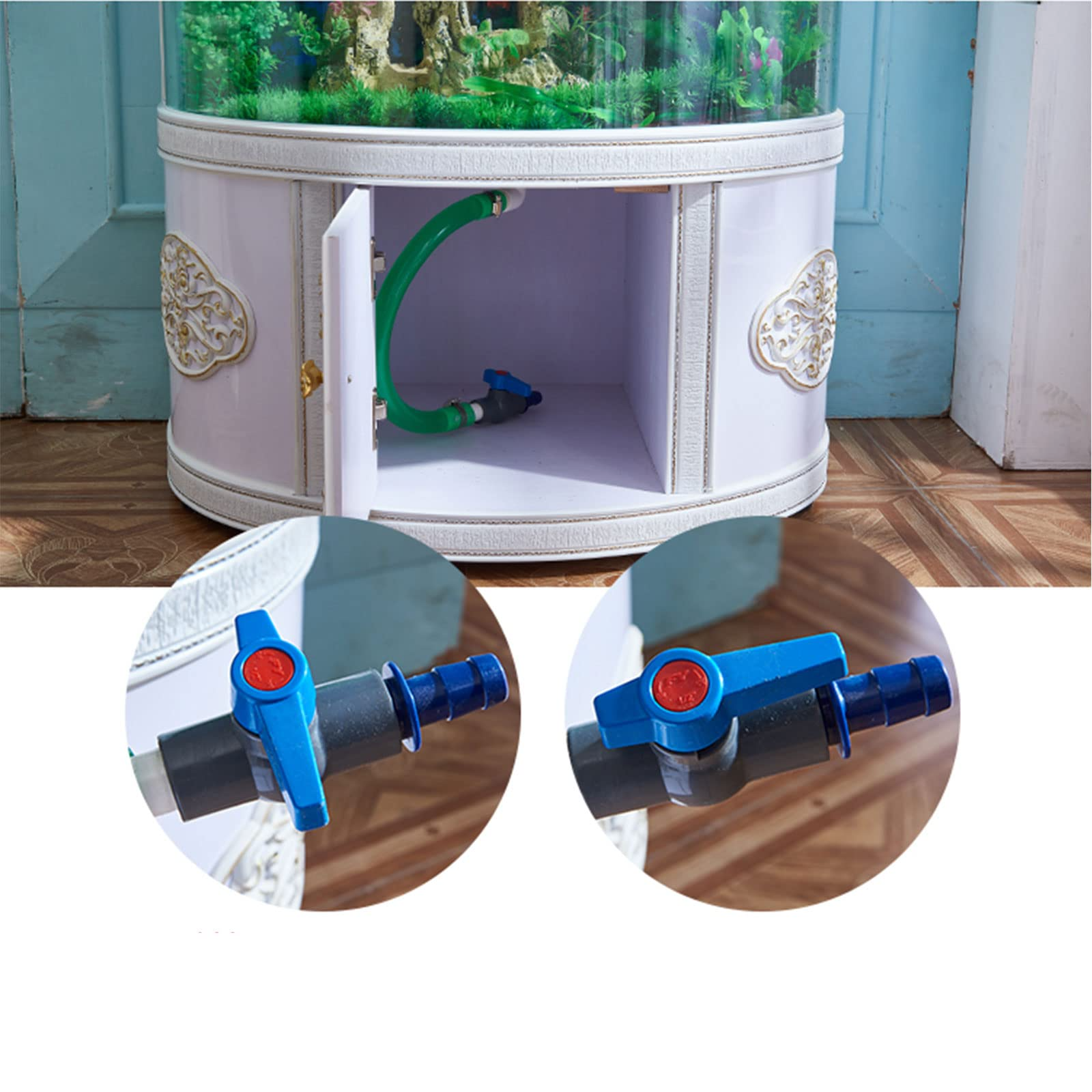 Semi-Circular Fish Tank Aquarium Living Room