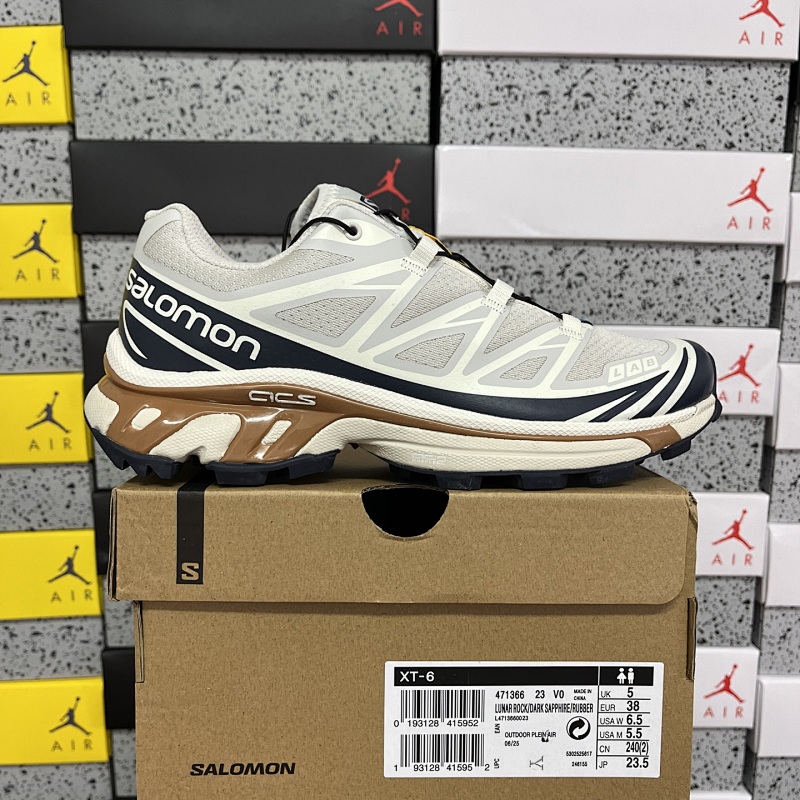Salomon XT-6 Gray White Edition B Sneakers