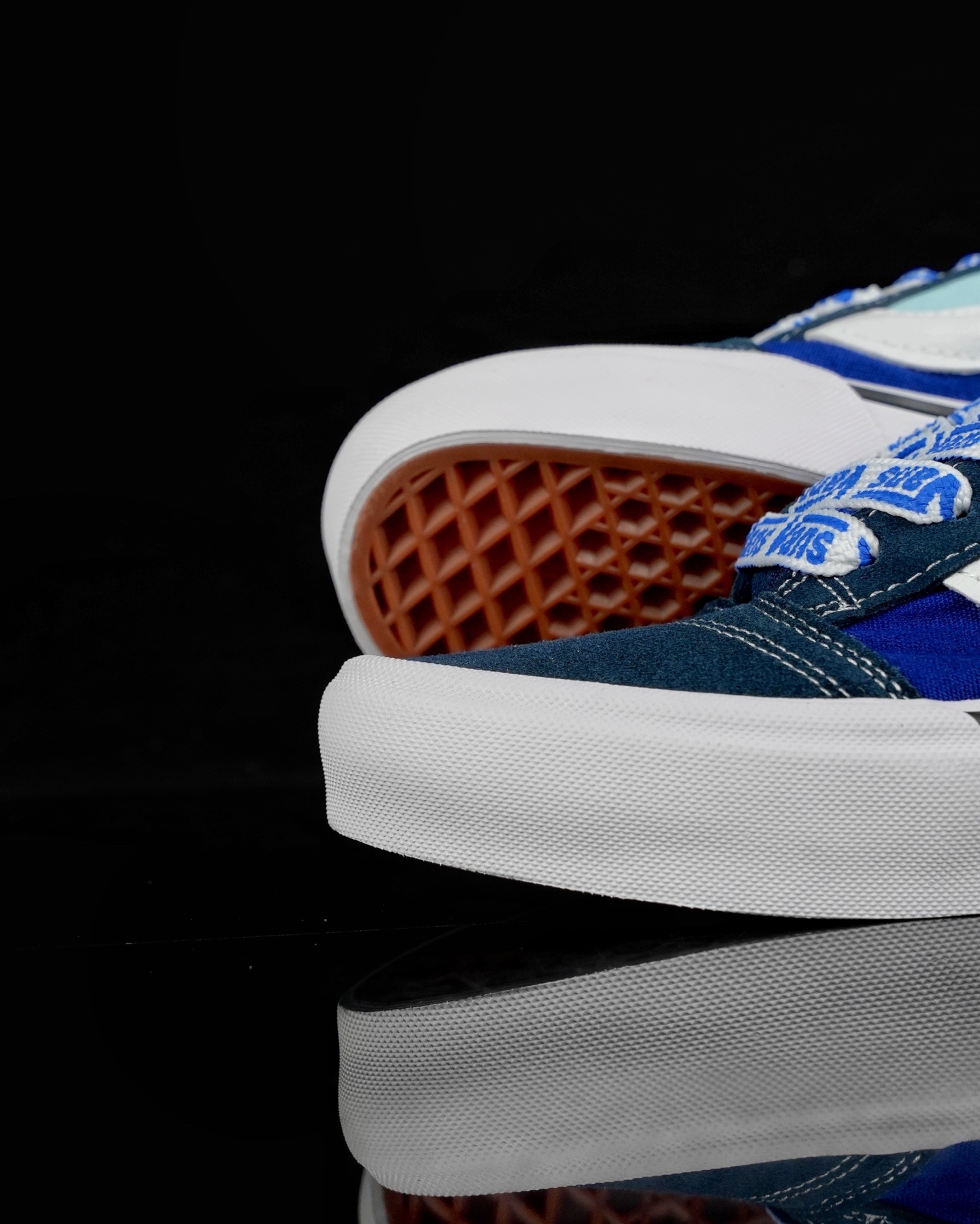 Vans Knu Skool Blue White Panelled