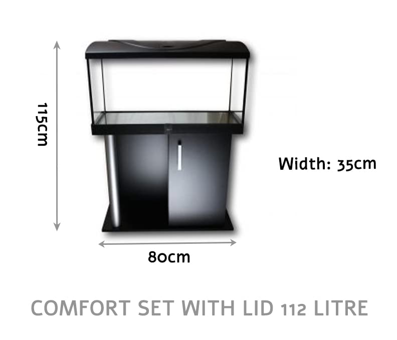 AQUARIUM WITH LID & STAND / CABINET Professional Fish Tank