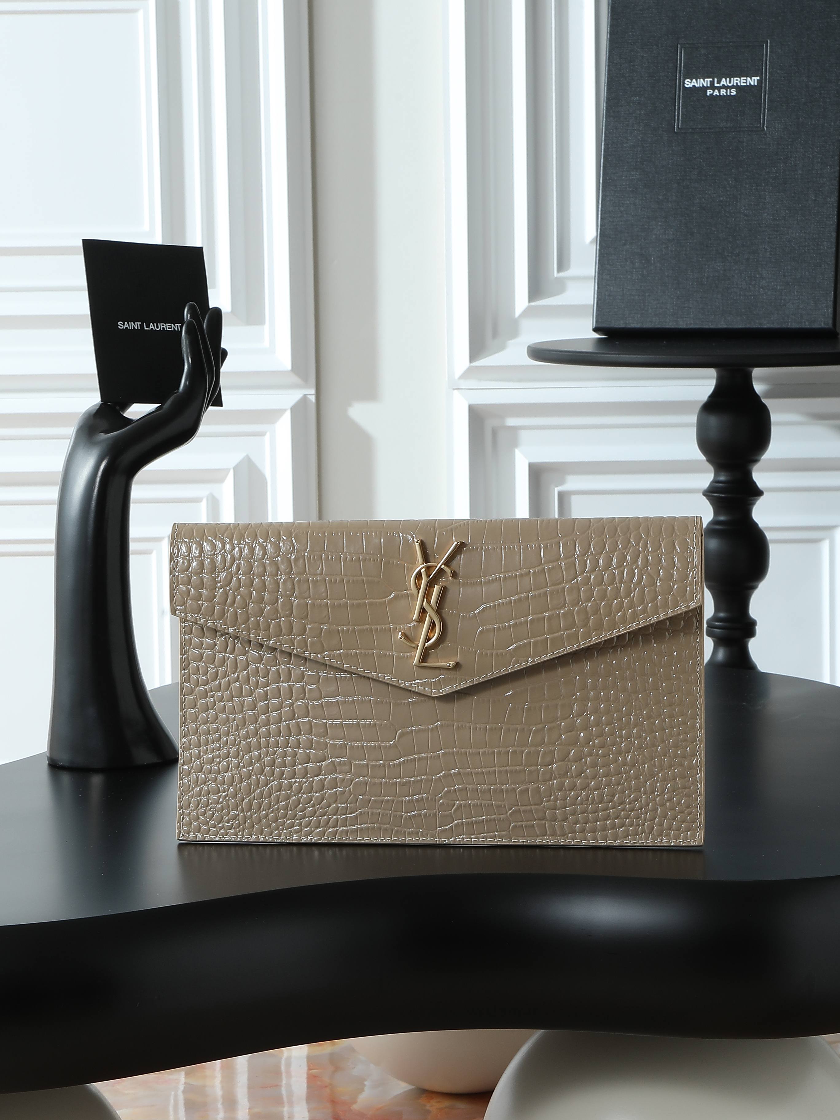 YSL Cassandre Envelope Clutch