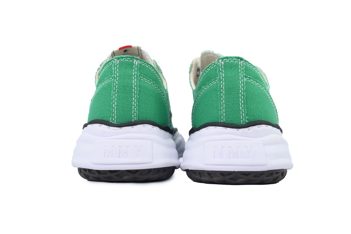 MAISON MIHARA YASUHIRO Hank OG Sole Canvas Low-top Sneakers Green