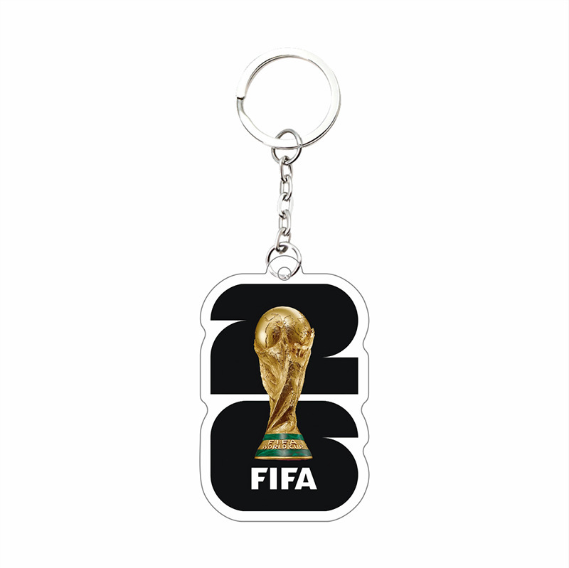 2026 World Cup mascot keychain