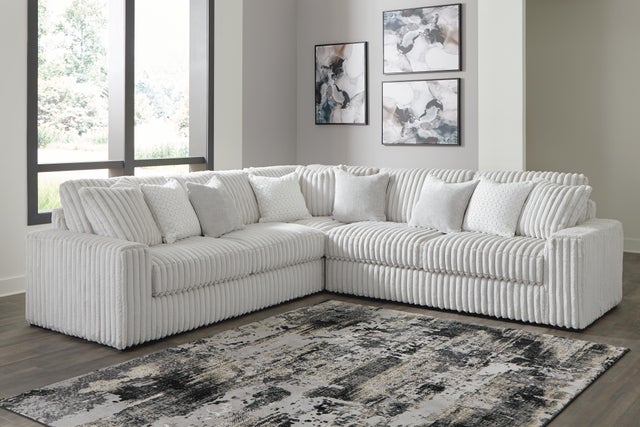 Stupendous 3-Piece Sectional Sofa