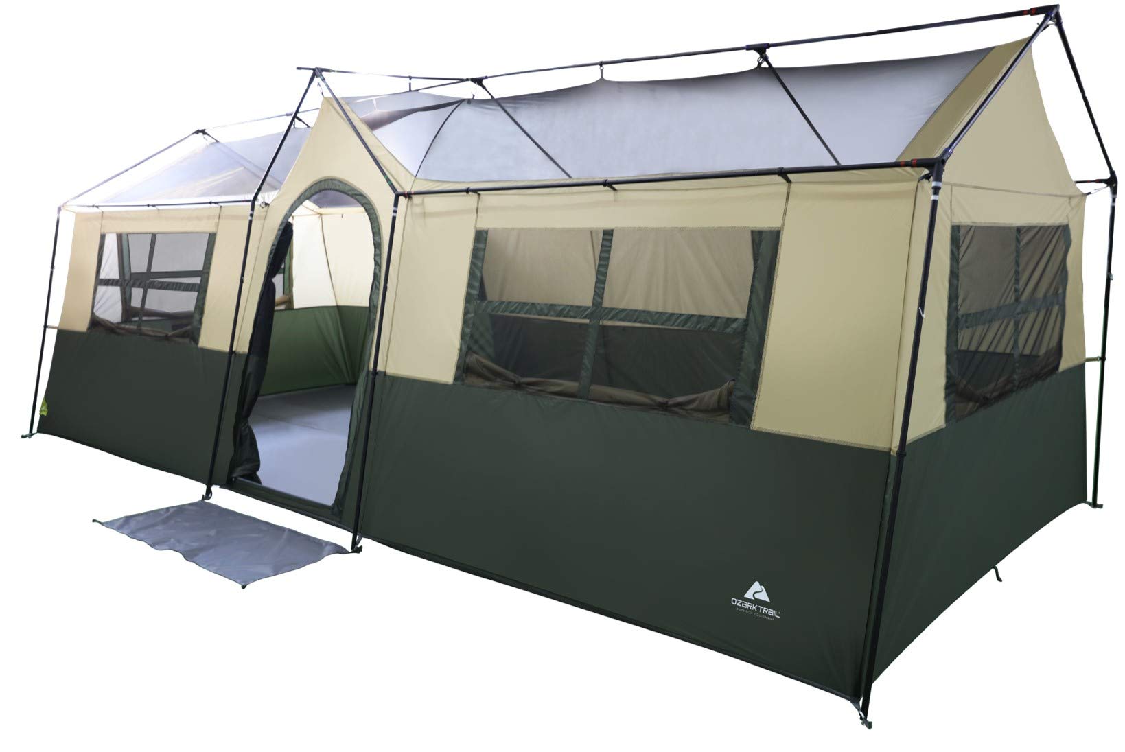 Spacious & Comfortable 12 Person Cabin Tent with 2 Closets