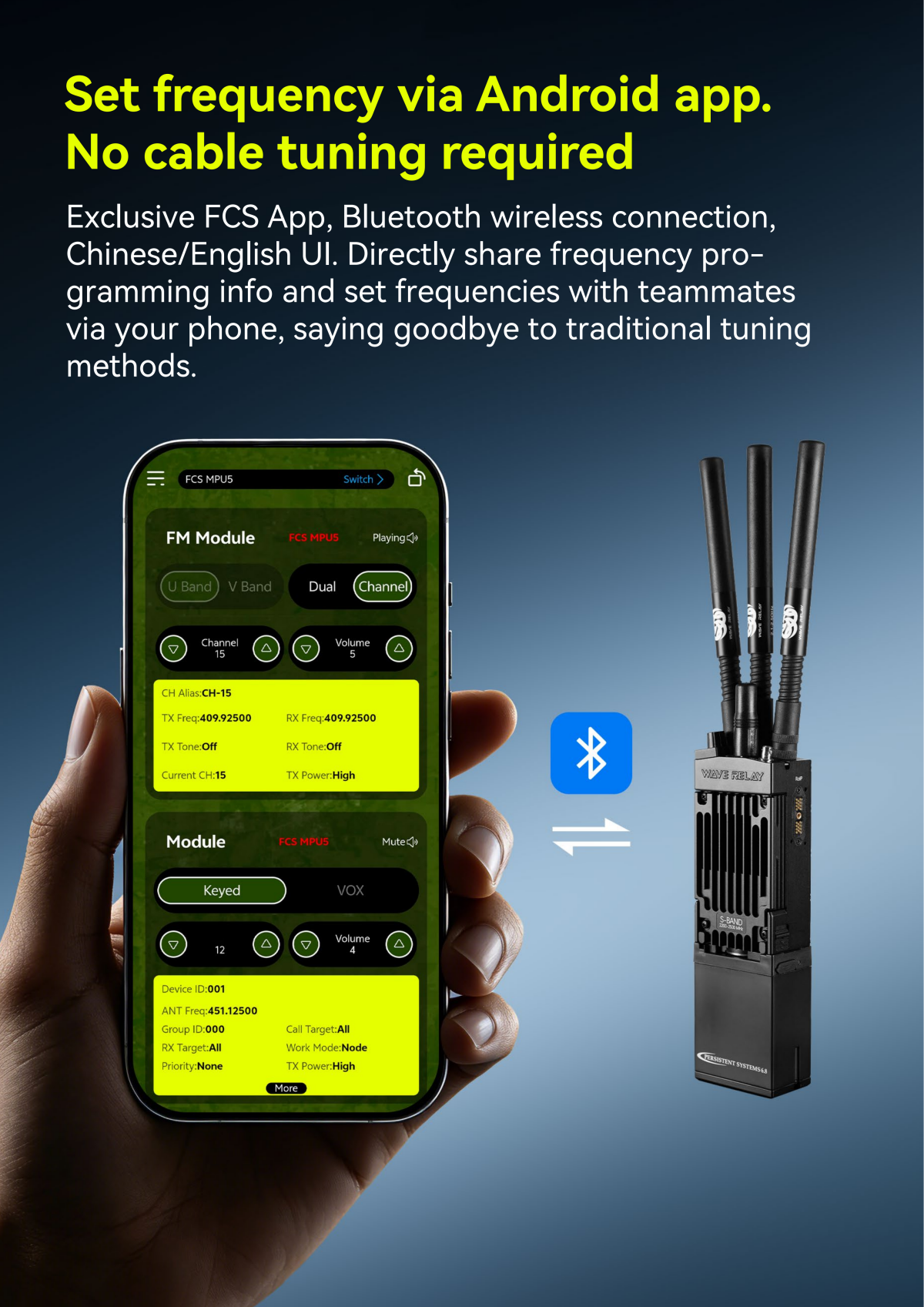 FCS MPU5 Radio - cootac
