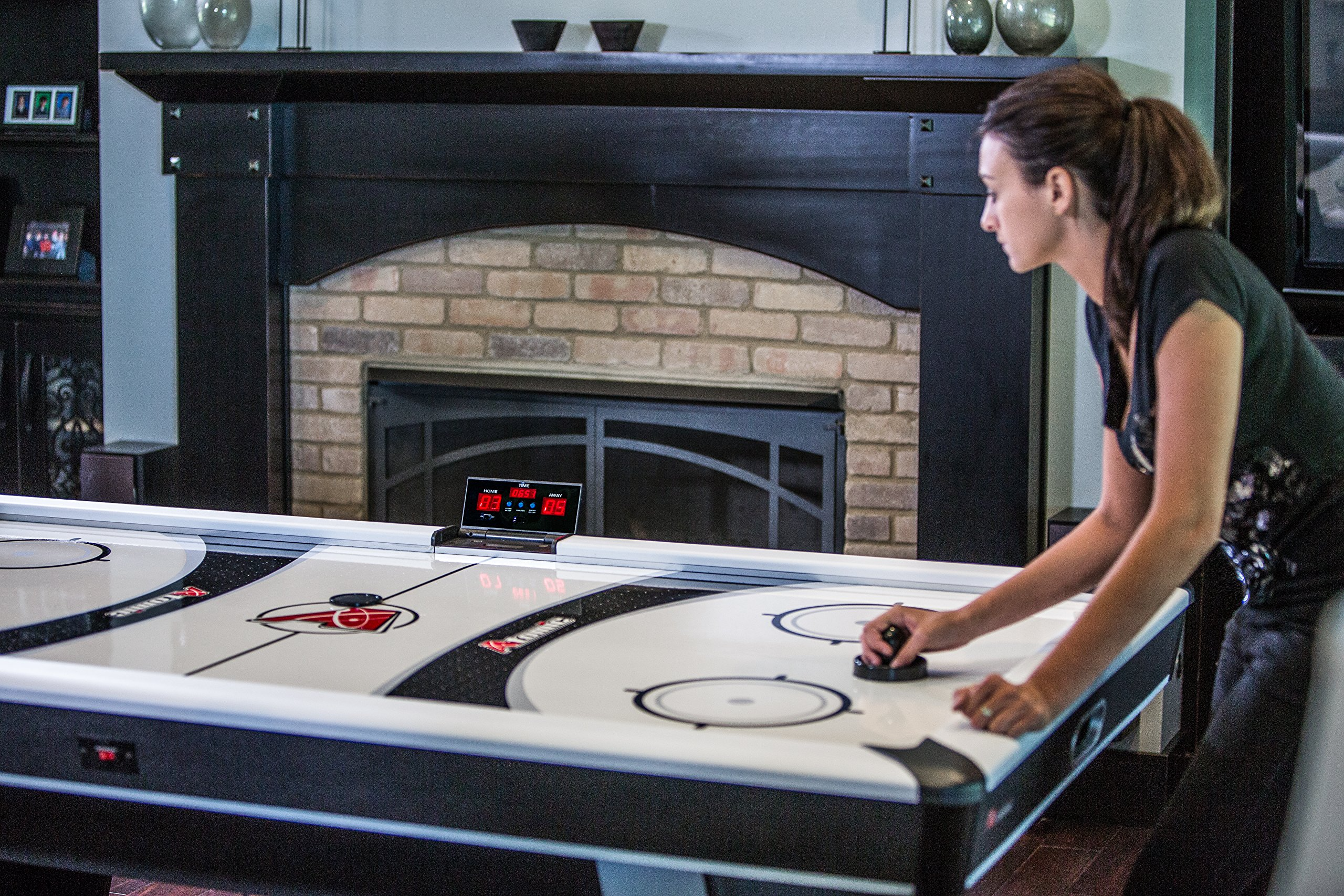 7' Air Hockey Table with Electronic Score Keeping with