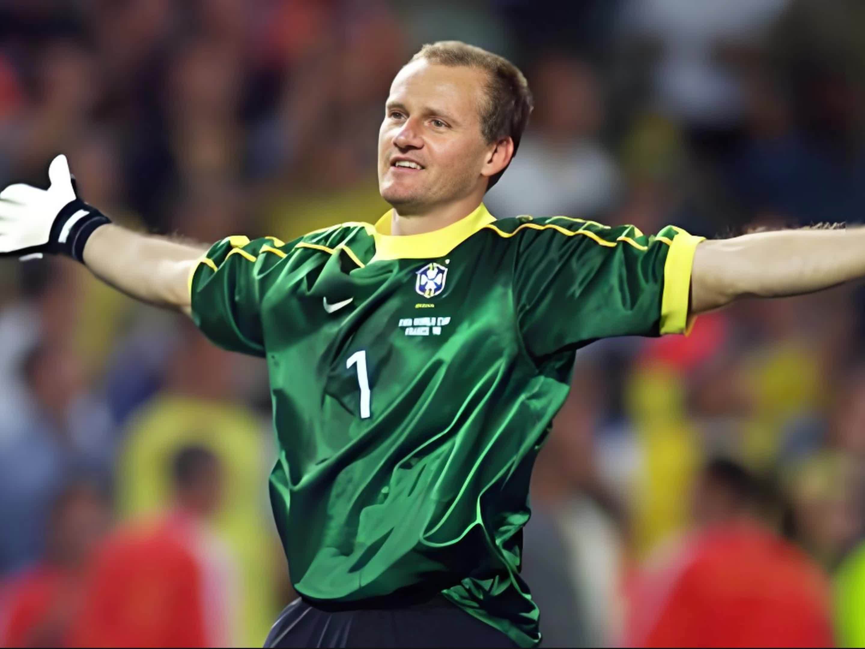 Brazil 1998 Green GK Jersey S-XXL