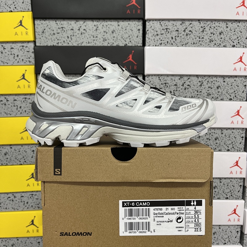 Salomon XT-6 Dark Gray Silver Sneakers