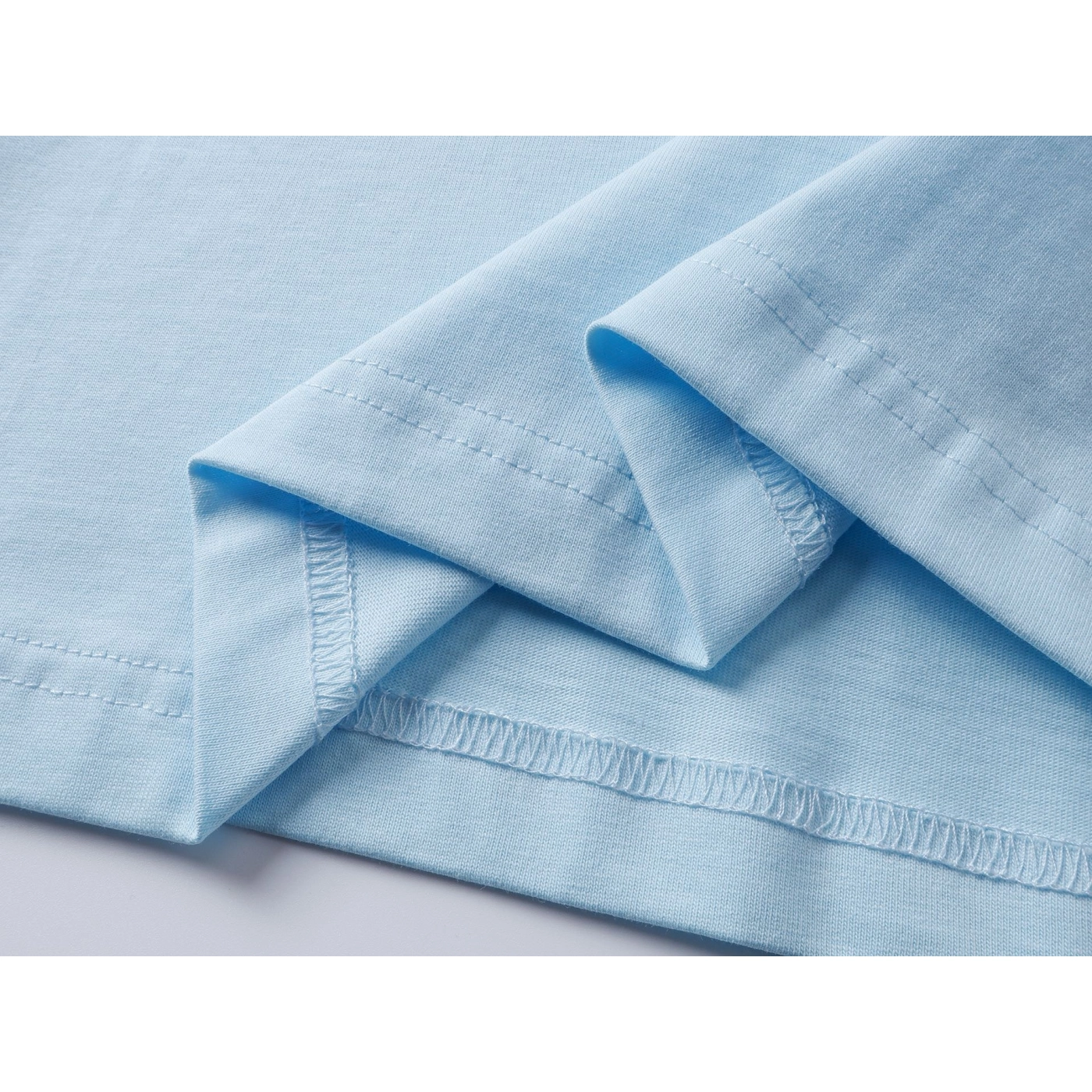 Balenciaga Logo Embroidered Washed Distressed T-shirt Black/Blue