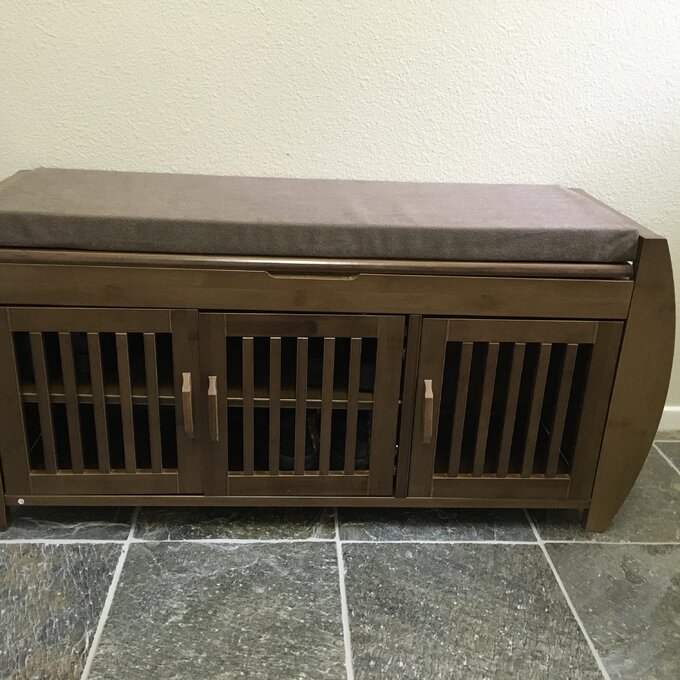 10 Pair Shoe Storage Bench