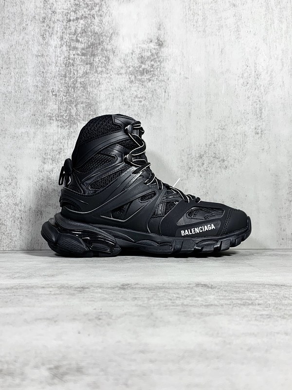 Balenciaga Track 3.5 High-Top Black Sneakers