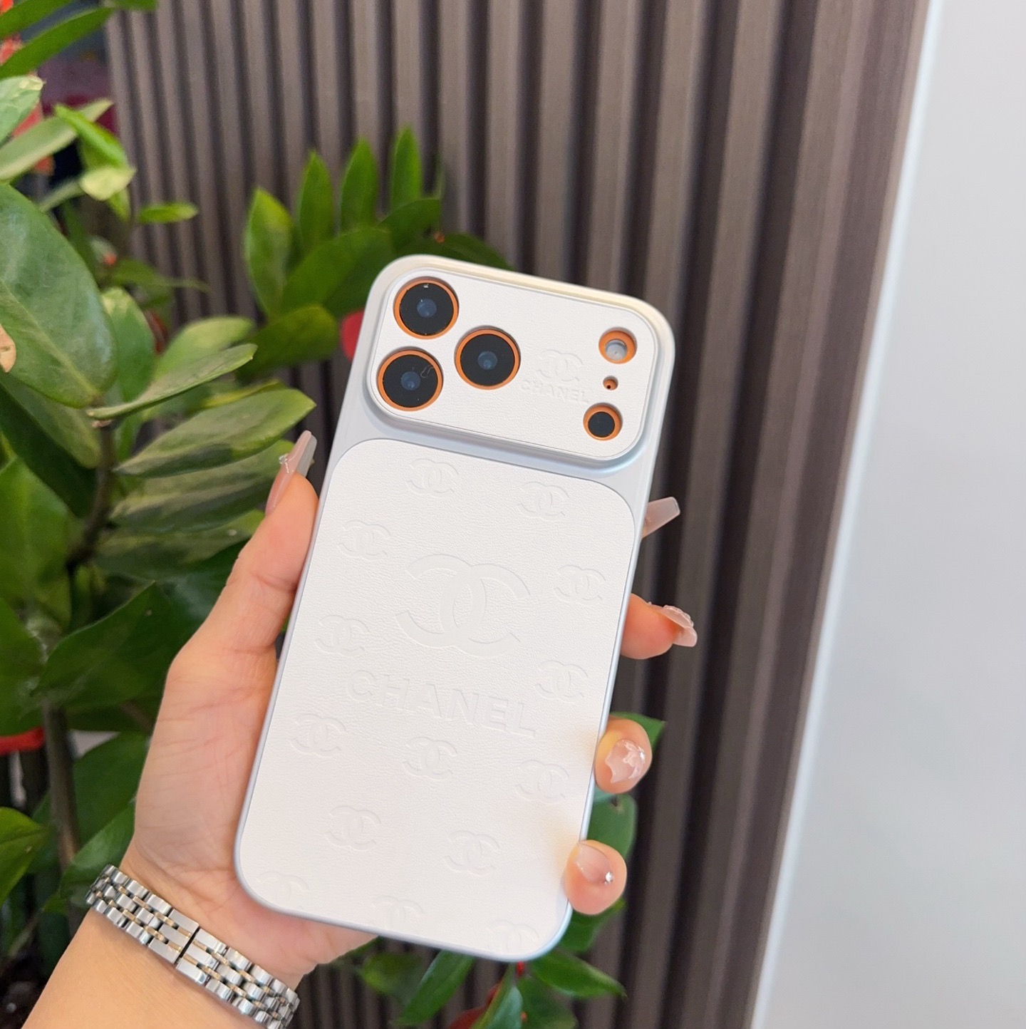 Chanel Precise-Cut Full-Cover iPhone Case | Instant Leather Finish
