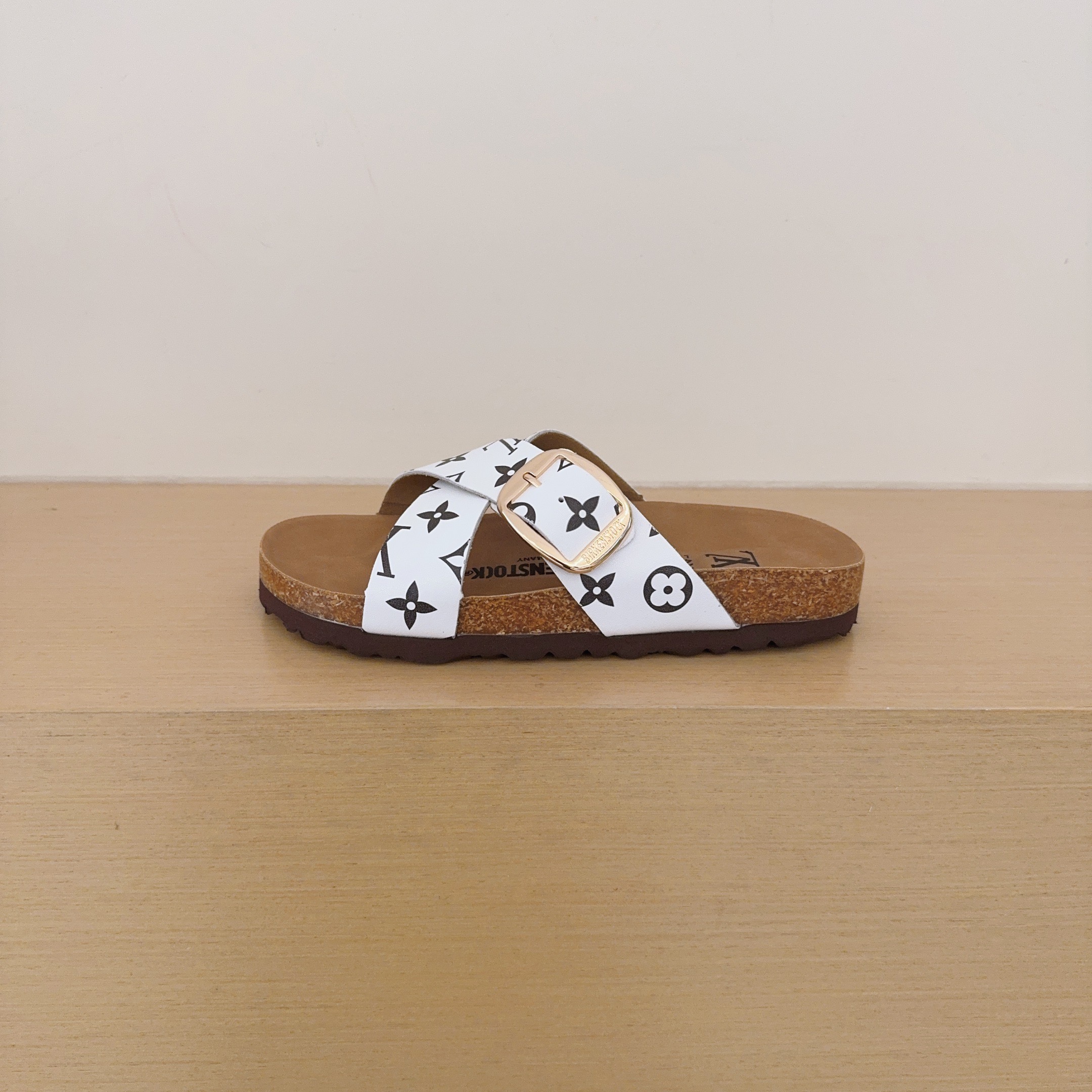 Birken-Style Cross-Strap Sandals