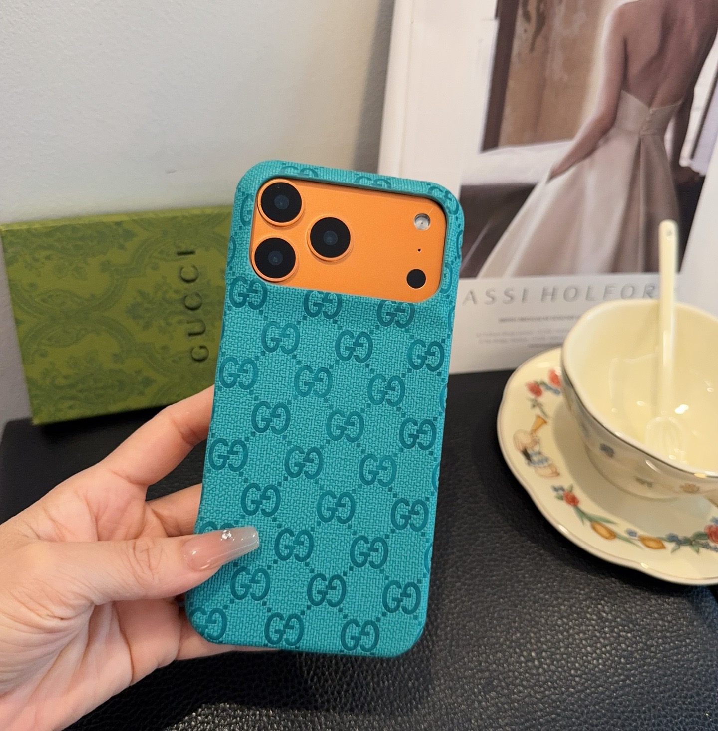 Gucci Starry Series GG Embossed iPhone Case