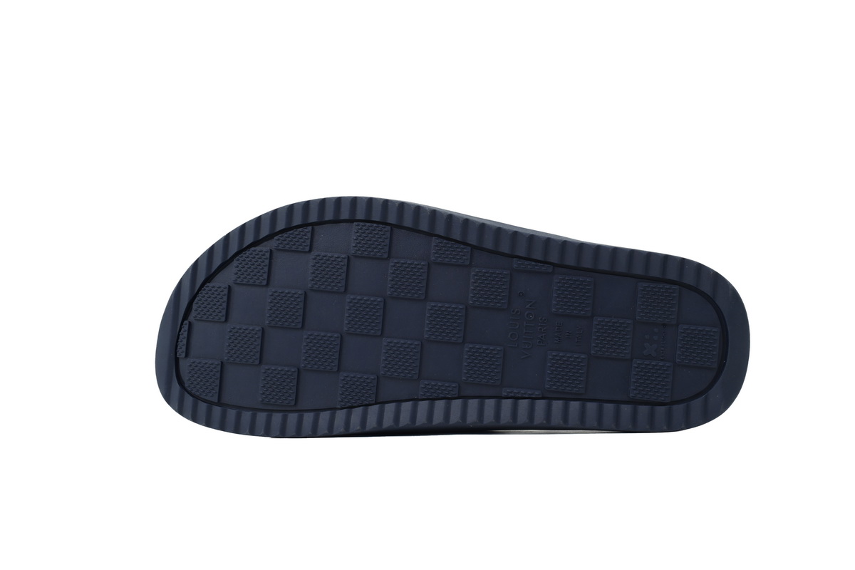LOUIS VUITTON Slippers Blue Denim Fabric