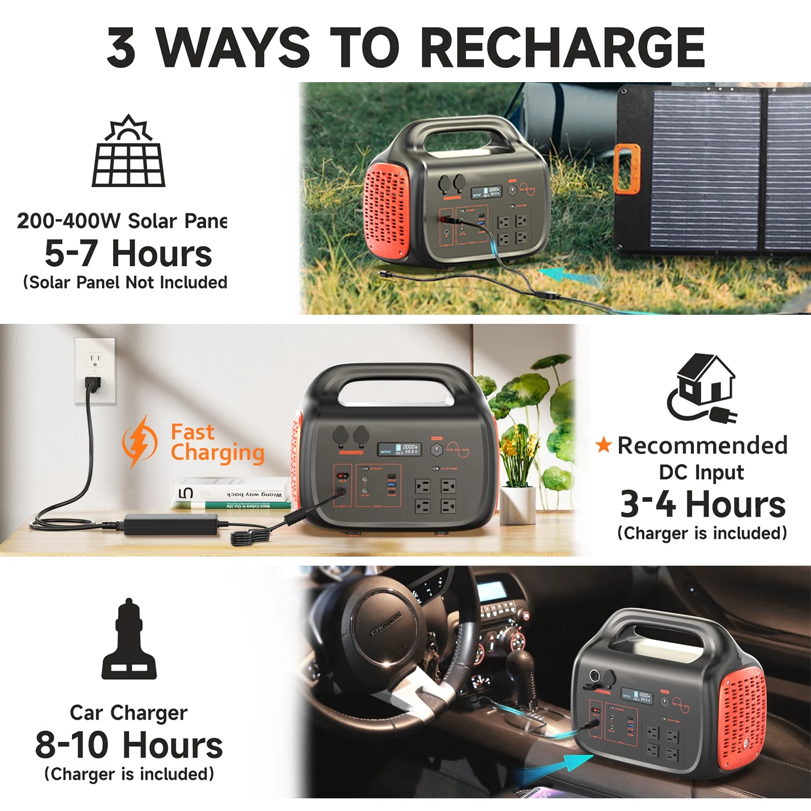 EchoNexus 1000W Portable Power Station