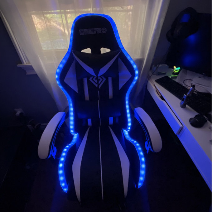 RGB PC & Racing Game Chair With Massage And Bluetooth