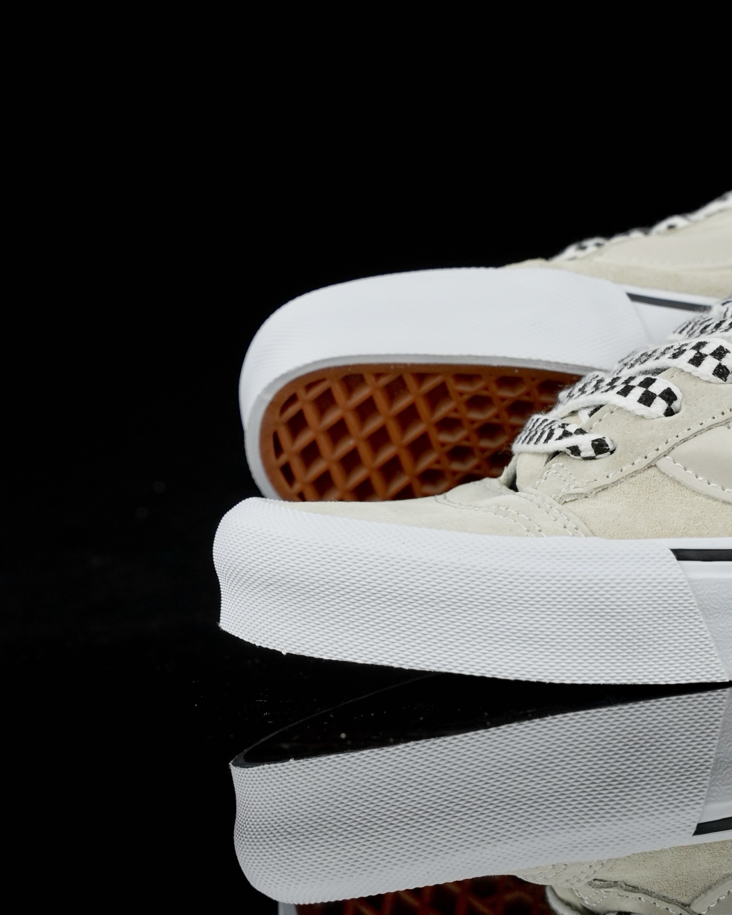 Vans Knu Skool Off White Black Chunky Sneakers
