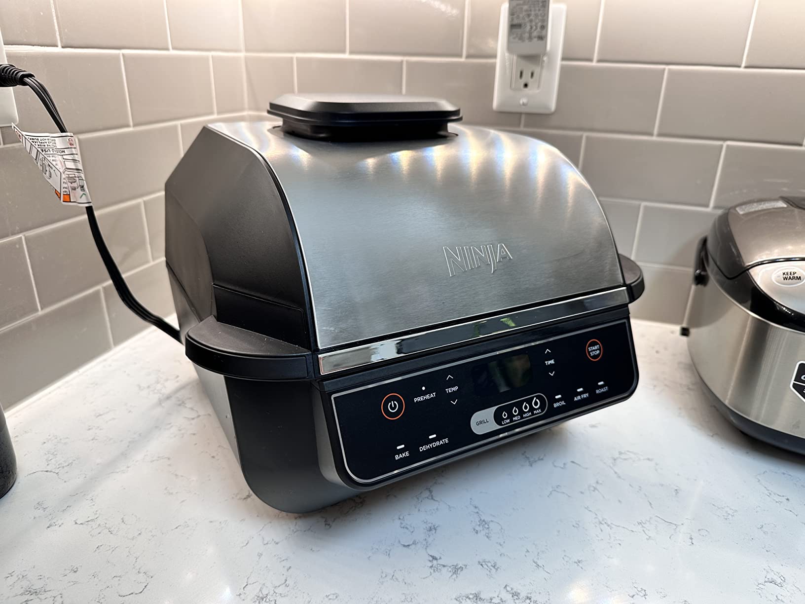 Ninja EG201 Foodi 6-in-1 Indoor Grill with Air Fry