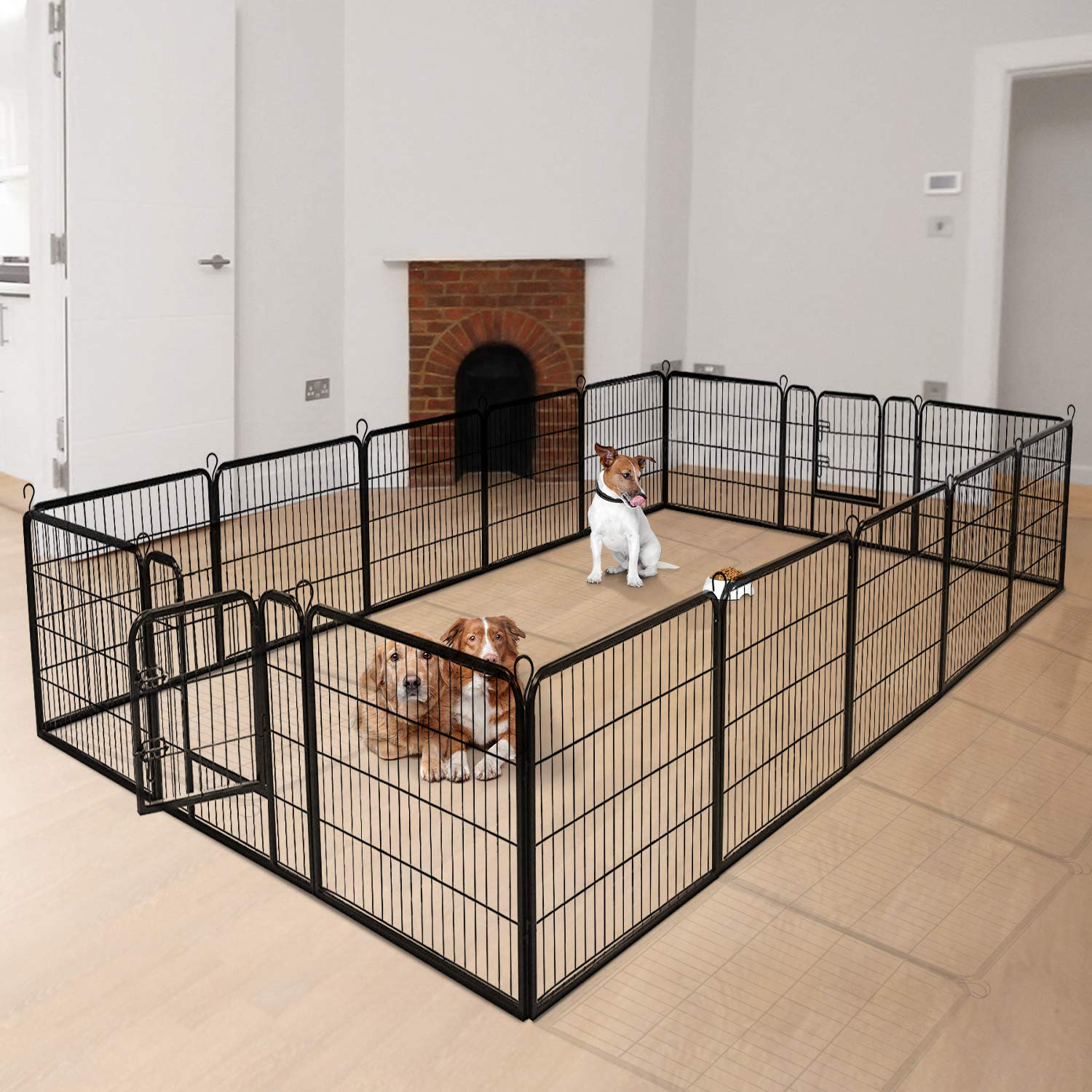 40" Dog Fence with Door
