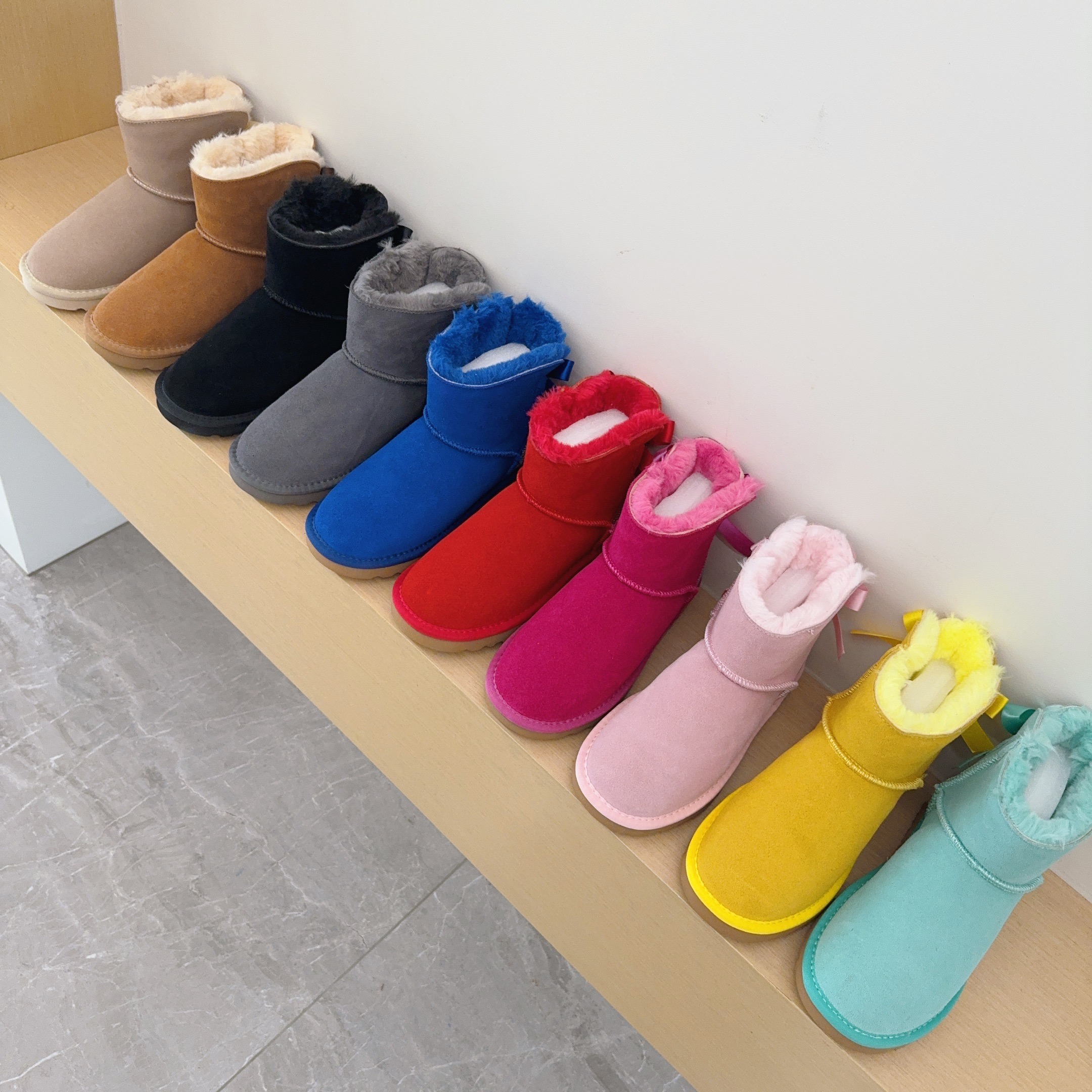 UGG Kids 78 Single Ribbon Rhinestone Shoes
