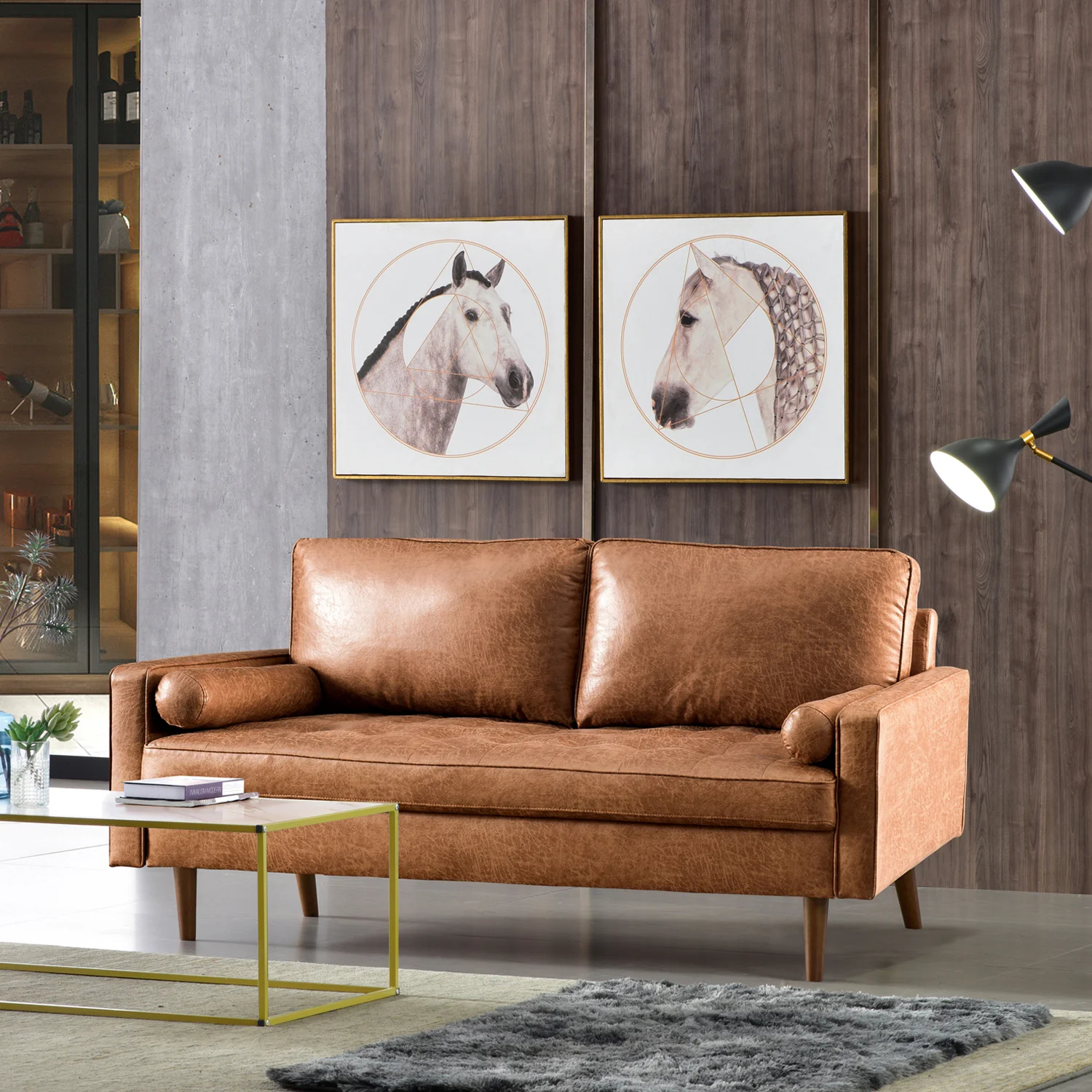 Aisha 69.68'' Upholstered Loveseat