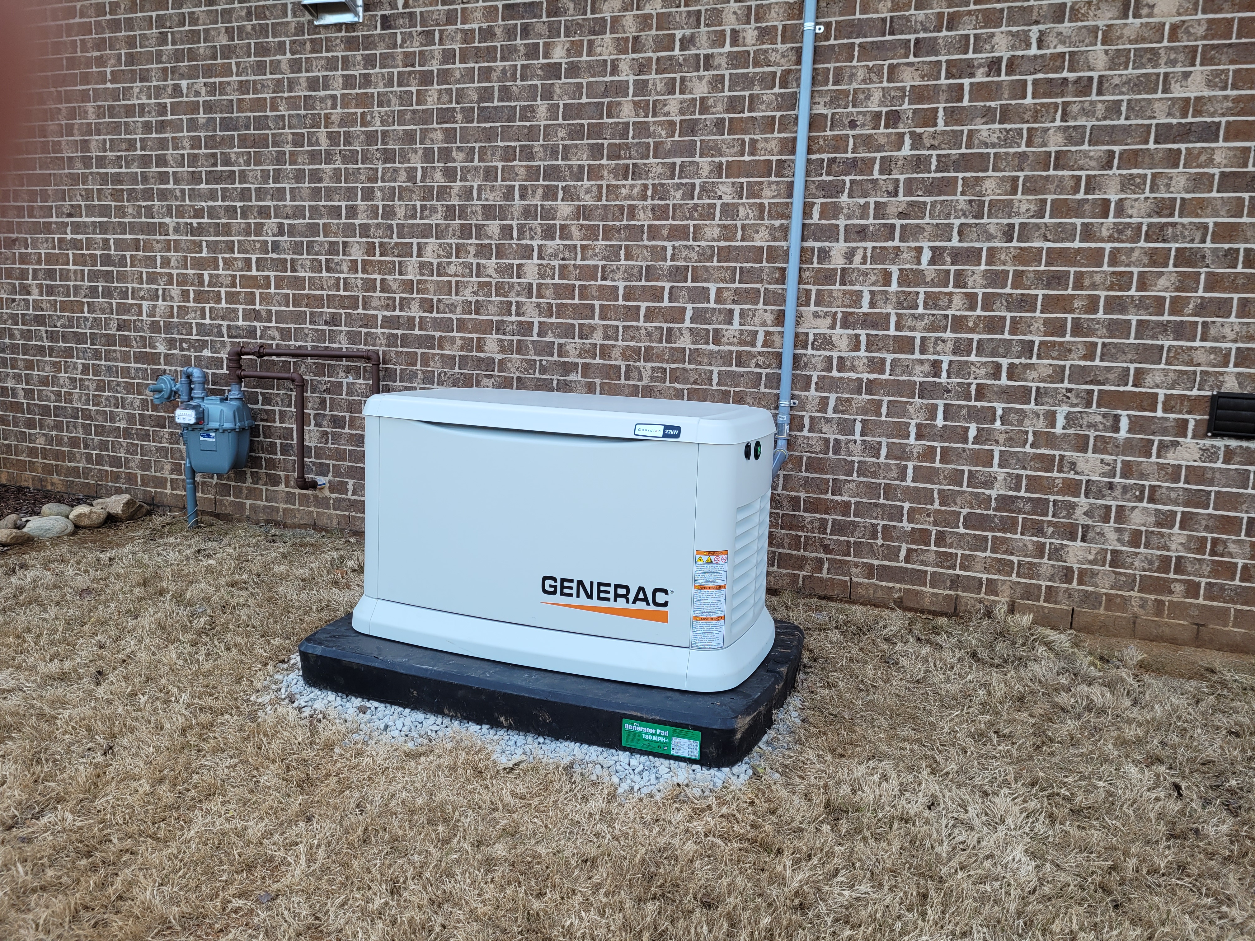 Generac 7043 Home Standby Generator 22kW/19.5kW
