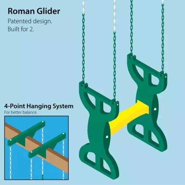 Oak Grove Wooden Swing Set